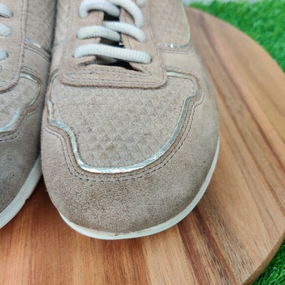 Birkenstock Women's Athletic Shoes in Taupe and Silver. Never worn by me. - Picture 8 of 11